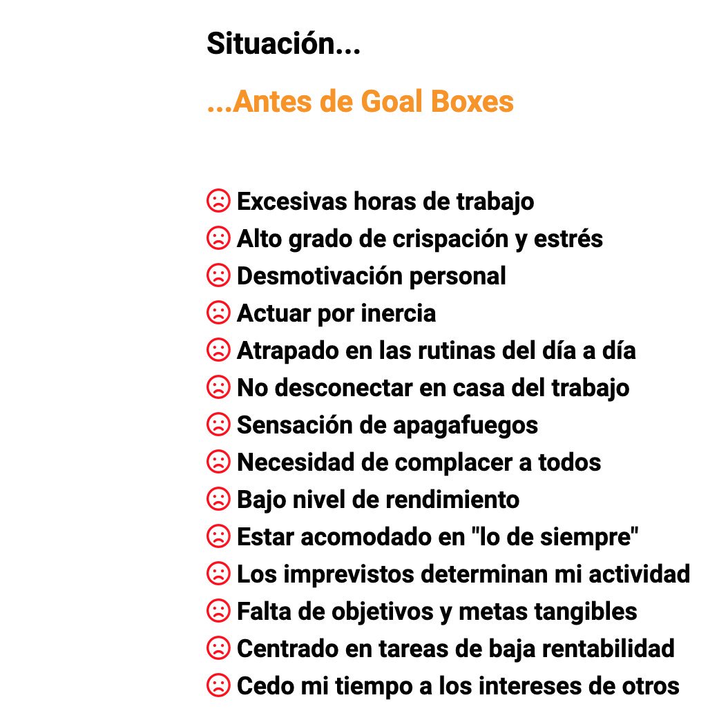 ¿Quieres saber por qué cada vez más gente es capaz de salir antes del #trabajo 💼 y dedicarle #tiempo 🕐 a sus hijos 👨‍👧‍👦👩‍👧‍👦?

¿Te gustaría conocer como aumentar tu #productividad 📊 y la de tu empresa y obtener mejores resultados 📈?

Antes de <a href="/GoalBoxes/">Goal Boxes</a>: