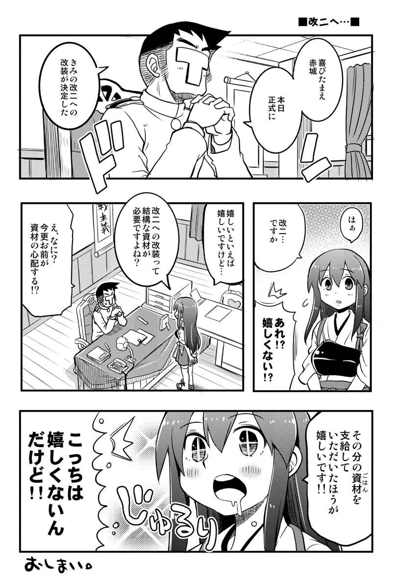 赤城さんに続いて加賀さん改二ということで
夏コミで書いたやつ 