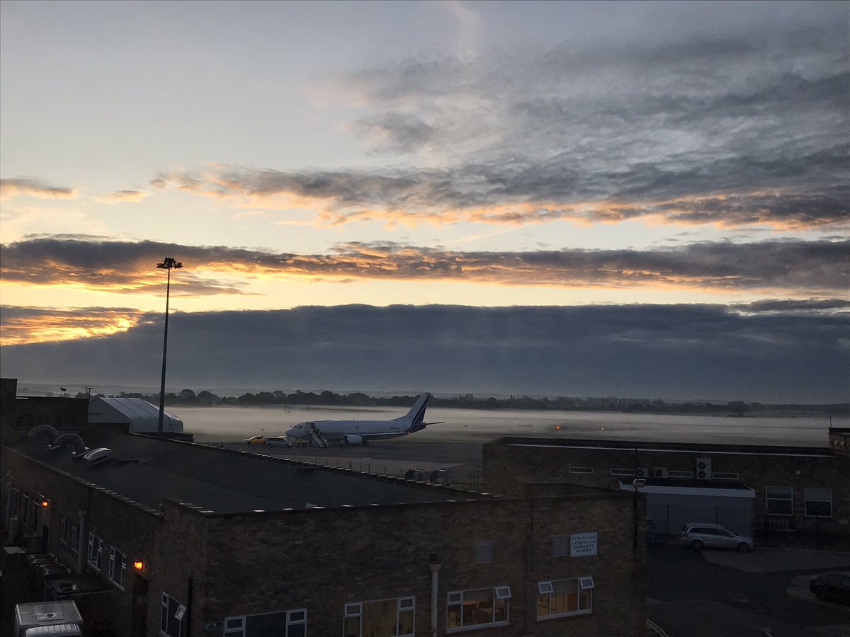 Beautiful morning at #CambridgeCityAirport @CBGAirport @MarshallADG #aviation #avgeek