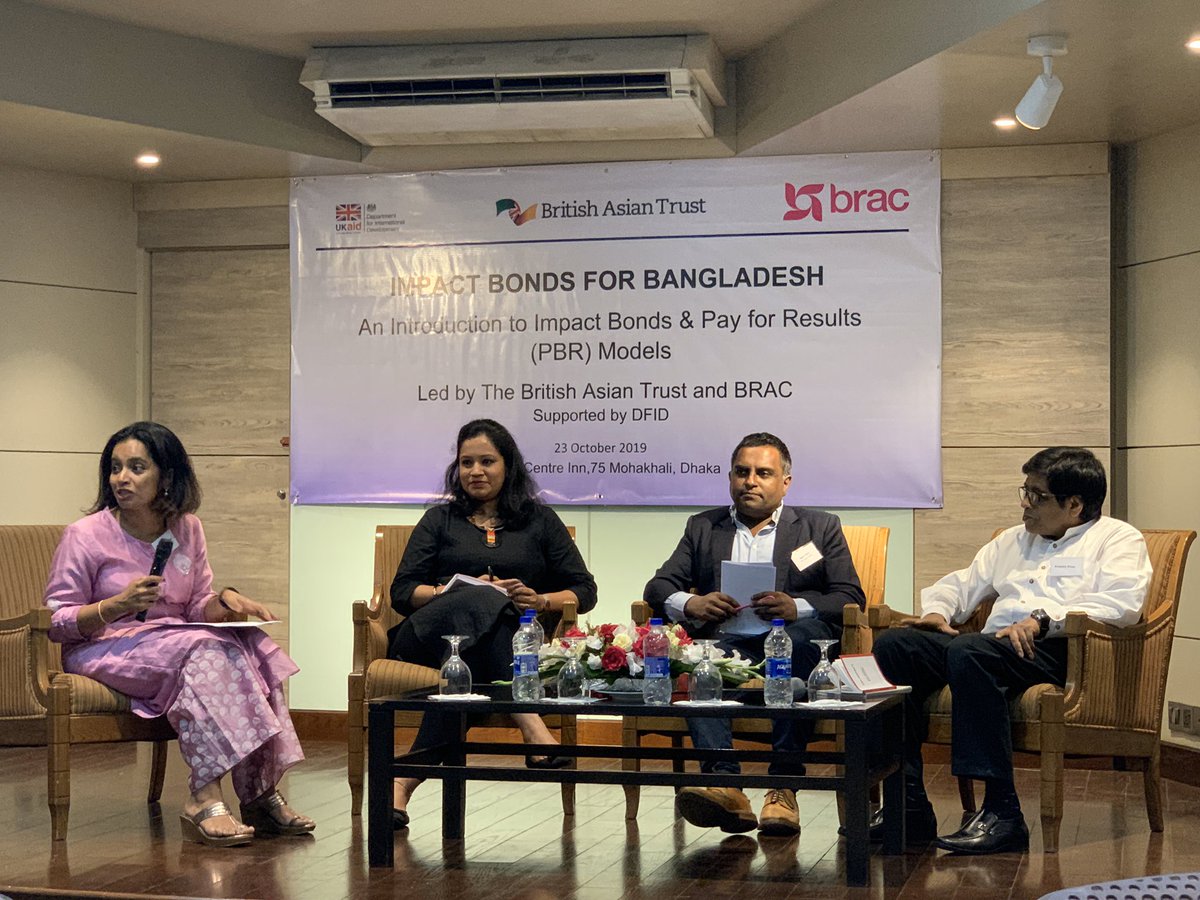 ZoyaShabir's tweet photo. Final plenary at Bangladesh's launch of Impact Bonds with wrap up by DFID, investor Osiris and government impact investment team. #SocFinBD @BRACworld @UKinBangladesh @asifsaleh @KrishaMathur @abhathorat @OsirisGroup @britishasiantst https://t.co/v7cdAsdcf8