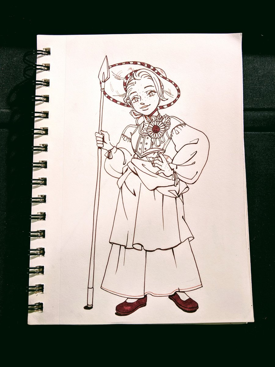 Two beautiful people I caught at the ren faire this weekend #inktober day 21 & 22
#inktober2019
