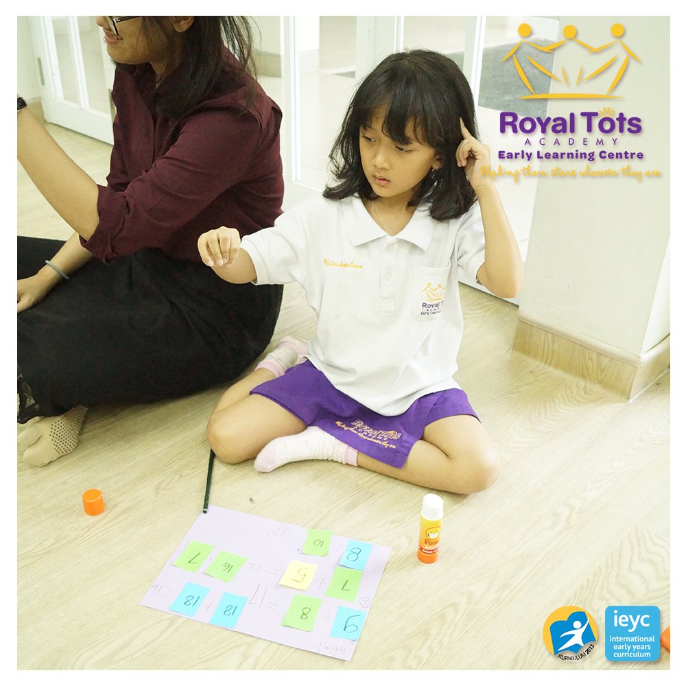RoyalTotsIndo's tweet photo. Addition is the first math skill most student learn and mastering addition in kindergarten can be the first step toward a long-lasting appreciation of math.
#Preschool #preschooljakarta #earlyyears #ieyc #learn #playbasedlearning #learningthroughplay #fieldworkeducation https://t.co/gUYAjq6HUm