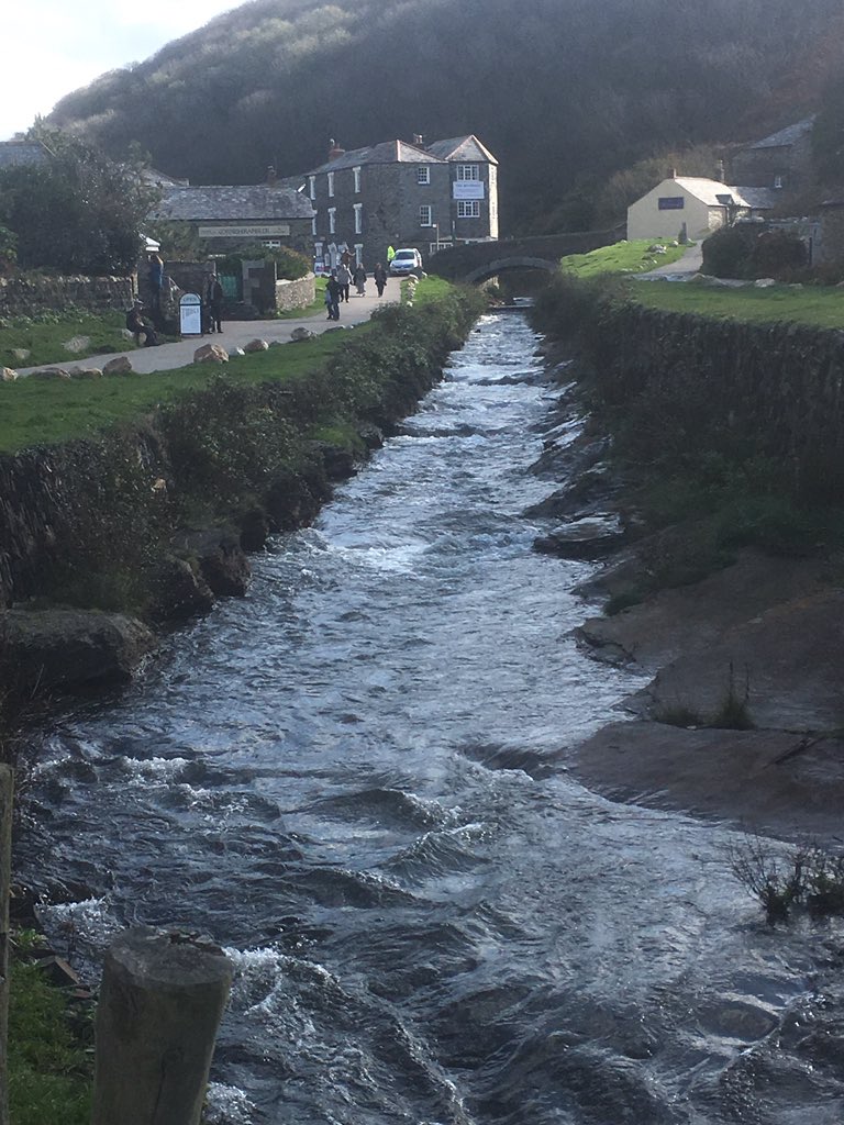 TobyWillison's tweet photo. 15 years ago #Boscastle was devastated by intense #rainfall and flash #flooding yesterday the village was a picture.  As the #ClimateEmergency worsens events like this will be more common #UKCIP19 we must #adapt to this inevitable future and #decarbonise to avoid the worst https://t.co/kTiuKVsY6B