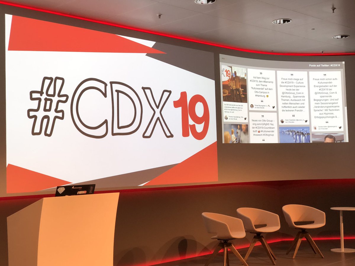 OttoGroup_Com's tweet photo. Wir begrüßen heute hunderte Kulturwandler vieler verschiedener Unternehmen und Organisationen zur #CDX19 - Culture Development Experience - bei uns am Campus... Let‘s talk #Kulturwandel! Herzlich Willkommen und allen einen inspirierenden Tag! #Networking https://t.co/eWT5J6Xgmg