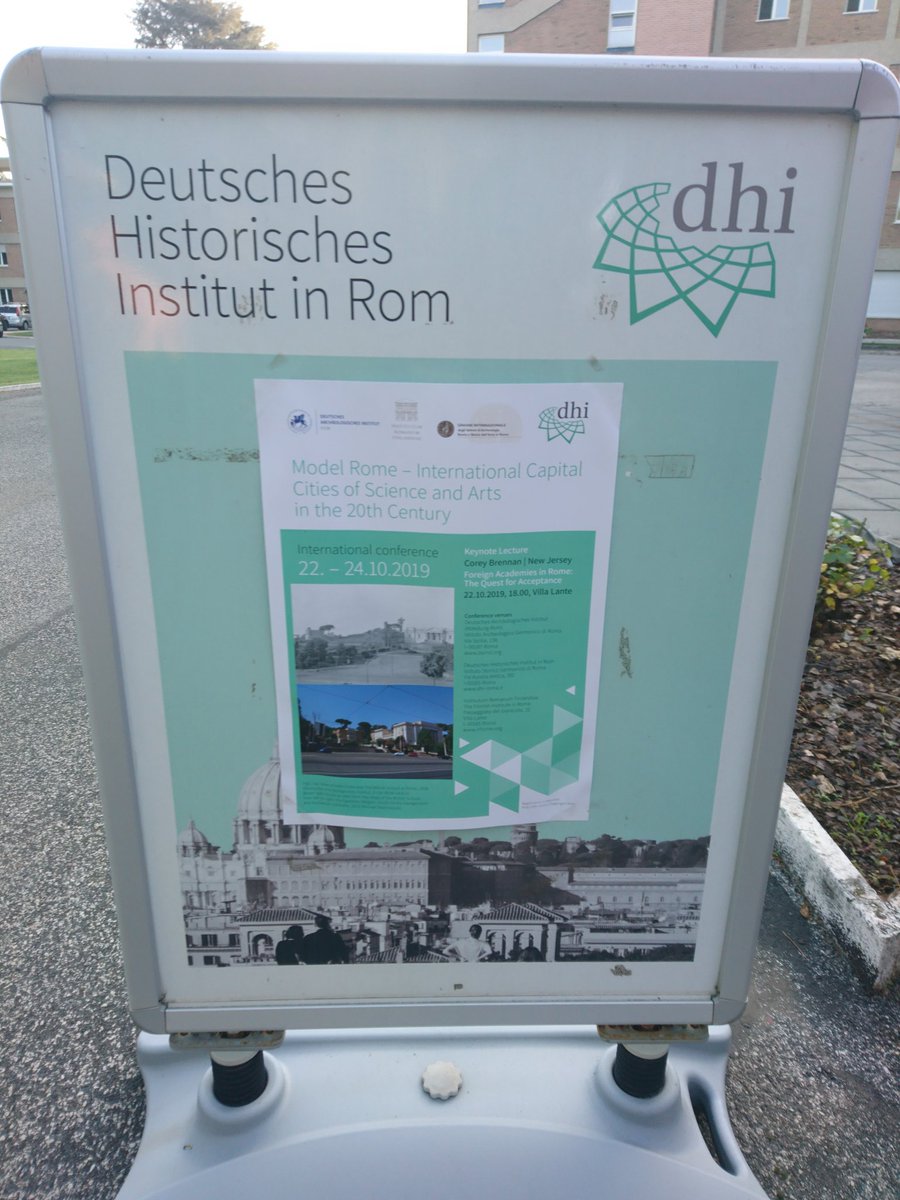 Steph_goncalv's tweet photo. Aujourd'hui, nous sommes au Deutsches Historisches Institut pour le colloque Model Rome-International Capital Cities of Science and Arts in the 20th century #rome #roma #dhi #modelrome https://t.co/D0XAELjQpU