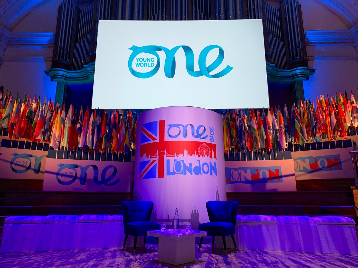 After an amazing Opening Ceremony yesterday, Day 2 of the <a href="/OneYoungWorld/">One Young World</a> Summit in London is about to start - excited and proud to be representing Deutsche Bahn as a DB delegate this year 🤩🎉#dboyw19 #oyw2019 #proud #Sustainability #youngleaders #somanyinspiringpeople