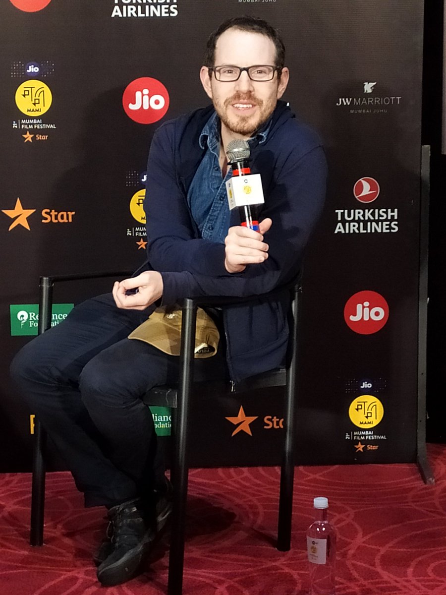 FilmCompanion's tweet photo. "I'm being cheeky when I say this, but isn't the role of the artist to take their sickness and put it into other people?" - @AriAster responds to an audience member asking him how he sleeps at night #FCAtMAMI2019 #JioMAMIwithStar2019 https://t.co/YqEqGkX6I1