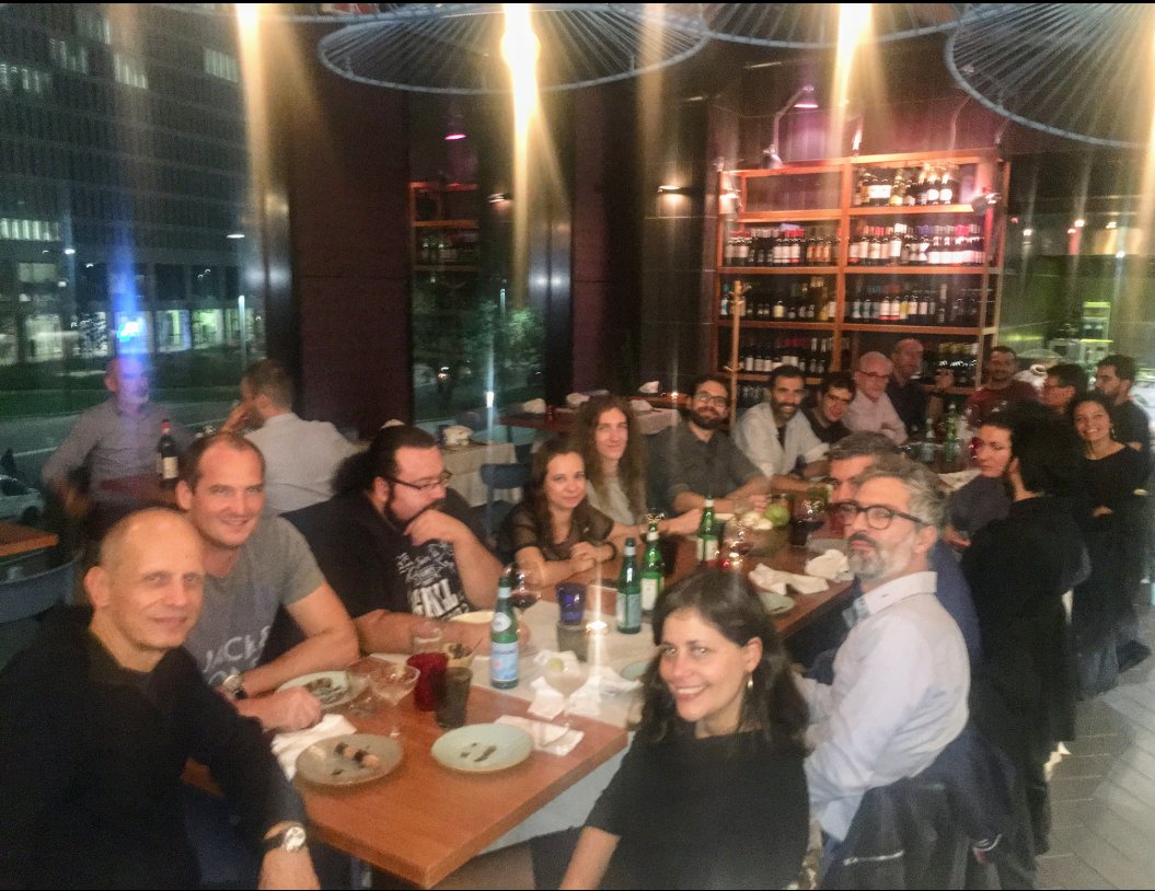 EwShopp's tweet photo. Last day of the general meeting after a great dinner organised by @measurence. Today the work is focused on final deliverables. Let's do them!! #Ewshopp #Shopping #Marketing #bigdata #analytics #ecommerce https://t.co/E3d7hLdyNG
