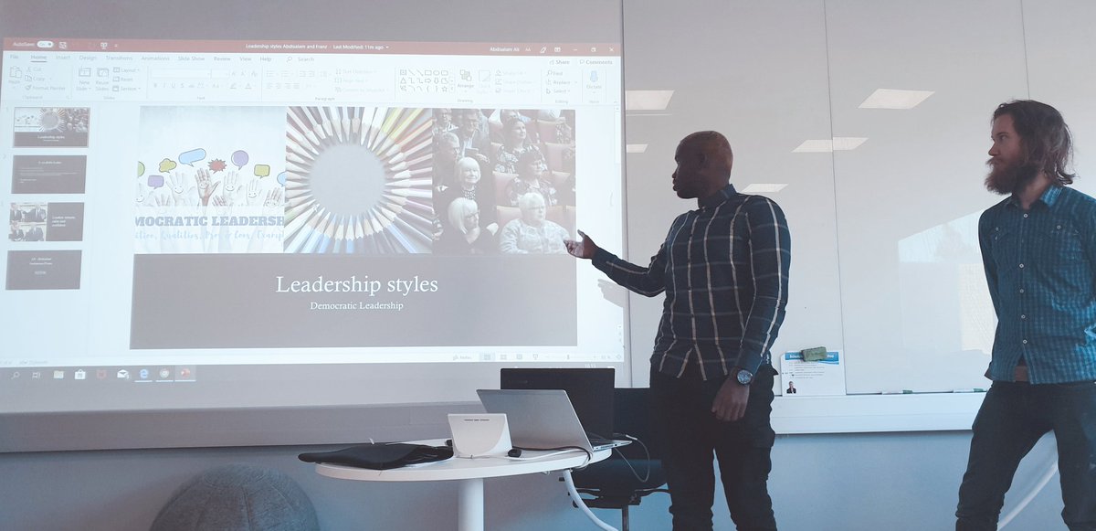 KseniSfi's tweet photo. One year ago most of us were shy and nervous before the speech in front the classmates. Now 2nd year IBL-students of #metropoliabiz are fighting for come the first on the stage in #ManComMBS class. https://t.co/Bs5jOjKCIX