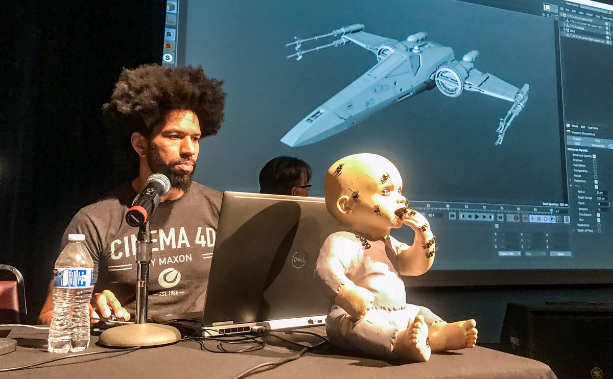 dmala's tweet photo. Up first is @MathiasOmotola speaking about the new updates in @maxon3d #vfx #dmala https://t.co/ltwxrVlc5P