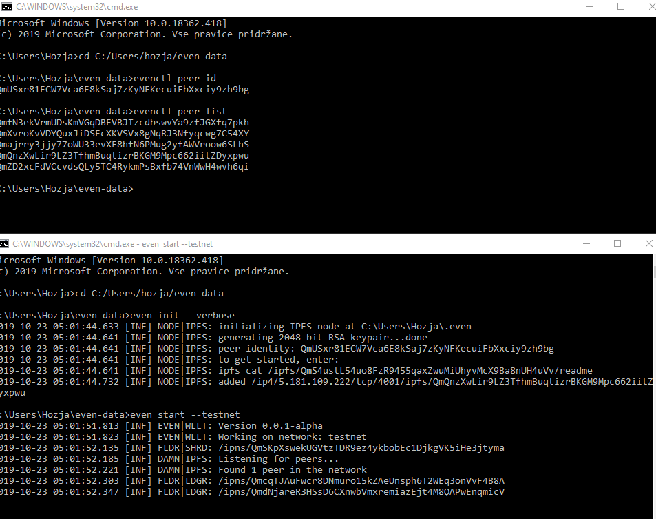 FishNarc's tweet photo. EVEN testnet is live!
I just connected to EVEN testnet.
EVEN is the crosschain network which connects other blockchains.
My Peer id is: QmUSxr81ECW7Vca6E8kSaj7zKyNFKecuiFbXxciy9zh9bg https://t.co/bWy5Z4fbc7