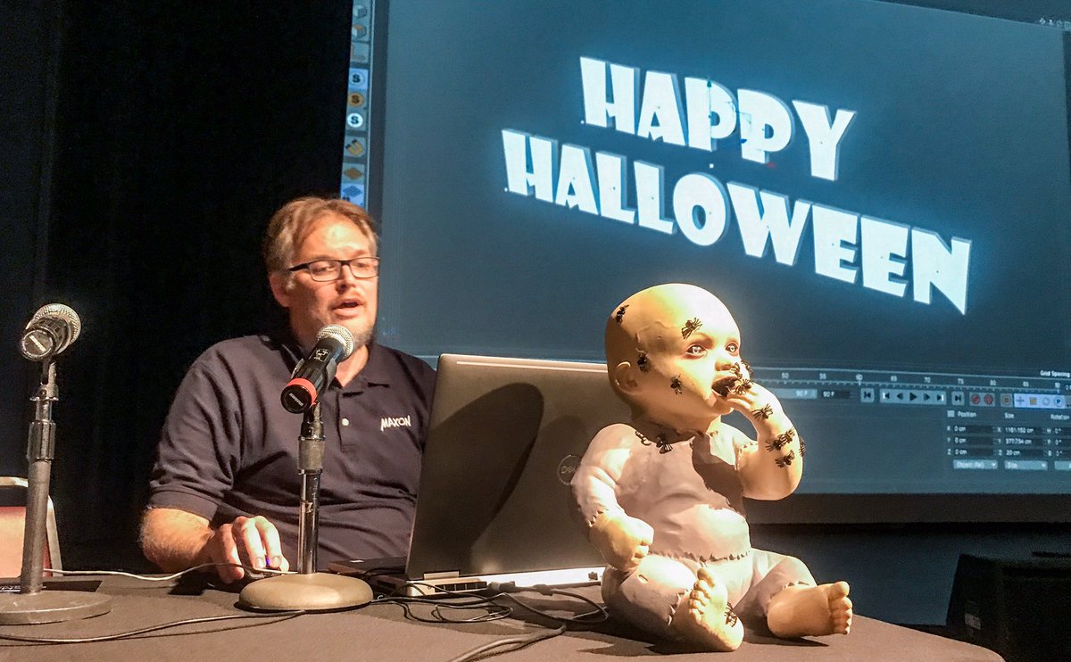 dmala's tweet photo. Next is Rick Barrett speaking about splines in @maxon3d #vfx #dmala https://t.co/ZhZmbjrzGM