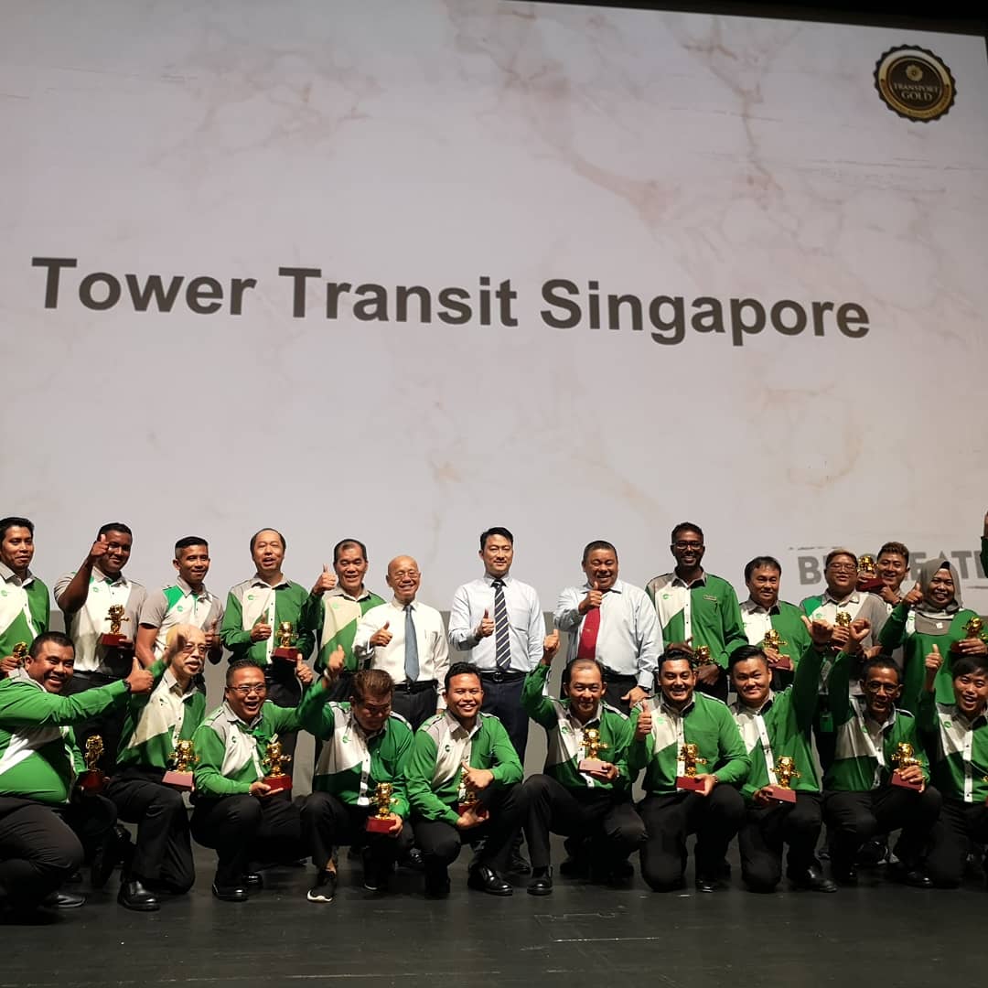 glennlimqh's tweet photo. The @towertransitSG #TransportGoldAwards winners. These folks - bus captains, interchange supervisors &amp; customer service officers - make the difference between a good bus ride and a great one. Congratulations guys! https://t.co/bwoWYQ4IvR