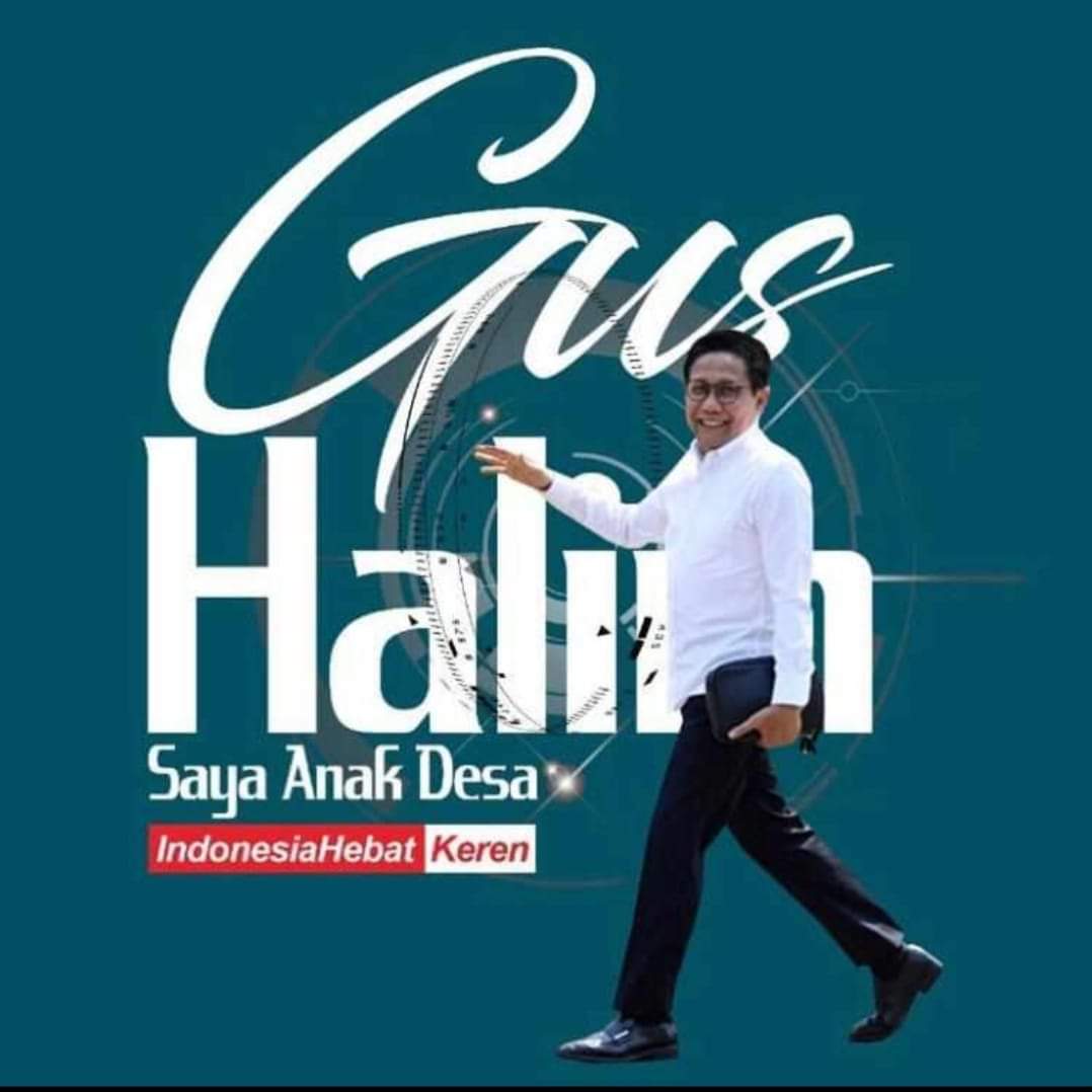 Selamat kpd Gus Halim Iskandar <a href="/halimiskandarnu/">ABDUL HALIM ISKANDAR</a> ats ditetapkan dan dilantiknya pd hari ini sbgai Menteri Desa PDTT periode 2019-2024. Selamat bekerja dan berkah serta amanah dlm menjalankan tugas. #PakHalimHolopisKuntulBaris
