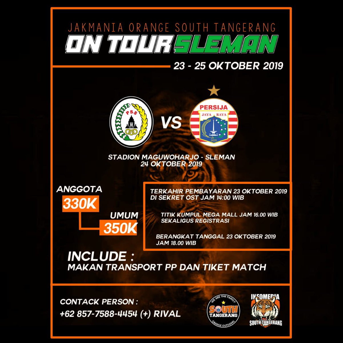JakmaniaOst's tweet photo. Buruan dah. Jangan sampe elu doang yang kagak ngikut #TourSleman #Rameramelebihasyik #Ostsquad https://t.co/CC9QNtChuQ