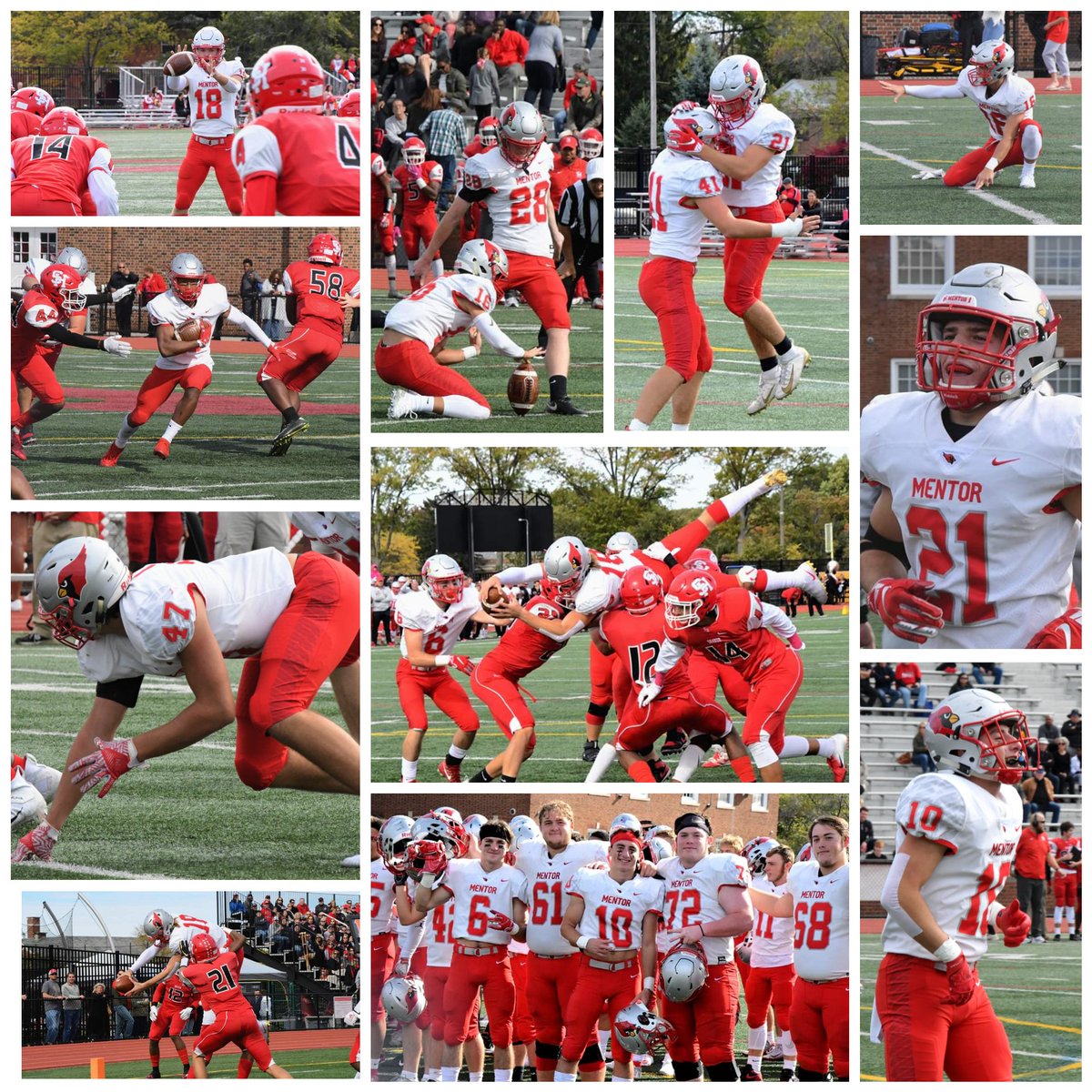 BCHAY's tweet photo. Full photo gallery is now posted on my Facebook Page: Brittany Chay Photography and Design from Mentor's 45-7 victory over Shaker. So proud of this team! Keep pushing and most importantly working TOGETHER to get that victory this week and the rest of the season! #OnceACard https://t.co/XJn8Uka75w