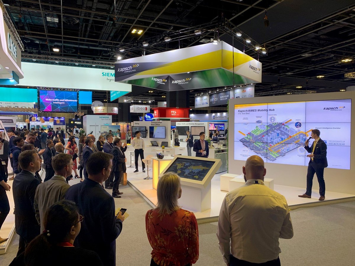 AIMESmelb's tweet photo. Excited to launch our new partnership with global leader @kapschnet on the new #CITS Mobility Hub within #AIMESmelb #smartpartnerships #ITSWC19 #BRAIMES https://t.co/u2qWnHlEw2