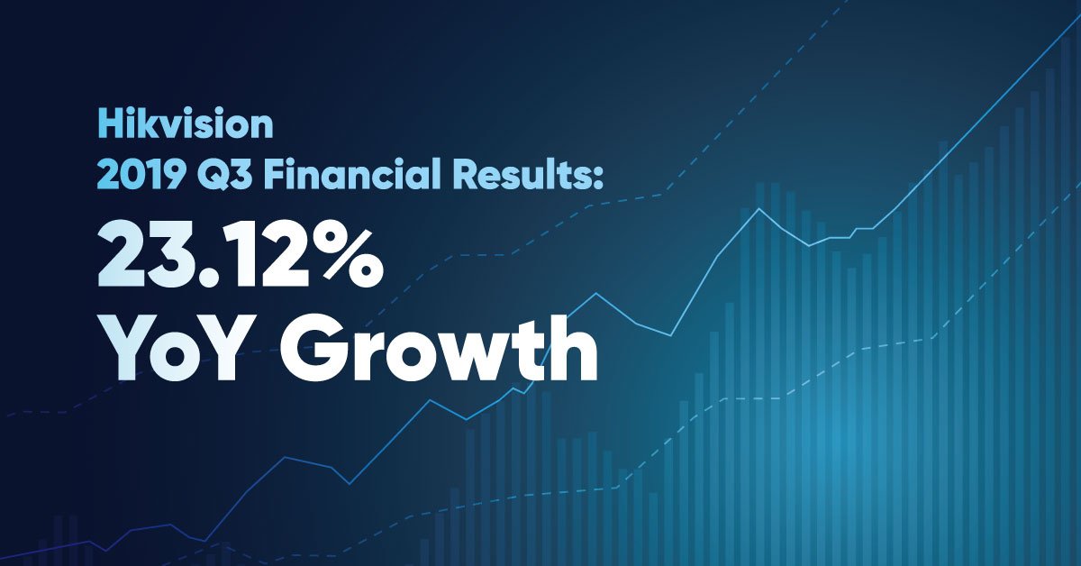 HikvisionHQ's tweet photo. Hikvision announces Q3 2019 financial results: 23.12% YoY growth. Read the article and download the full Q3 2019 financial report - > https://t.co/FZNhFe8FIP https://t.co/oNeIp3dmLv