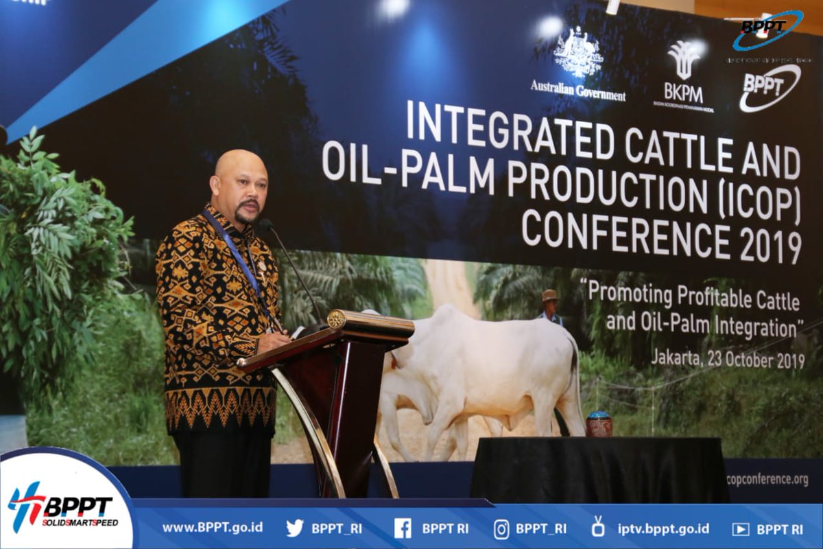 BPPT_RI's tweet photo. 2. Kepala BPPT @hammam_riza mengungkapkan saat ini BPPT tengah mengkaji potensi pemanfaatan lahan perkebunan sawit untuk diintegrasikan dengan peternak sapi, khususnya peternak rakyat.Ia menjelaskan, permintaan daging sapi nasional Indonesia saat ini terus meningkat.
#ICOP2019 https://t.co/Psq0qwSMI2