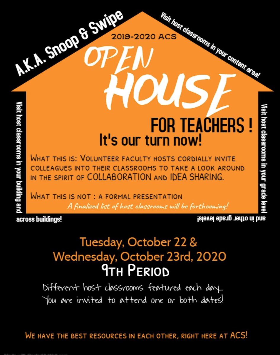 TaweeponFarrar's tweet photo. Our instructional coaches created an opportunity to visit each other’s classrooms with an Open House for teachers! #instructionalcoaching #bestprofessionaldevelopment #SharingMakesUsStronger #collaboration https://t.co/jhog2acJEA