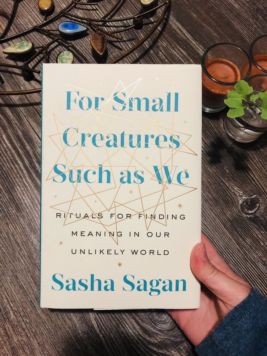 As soon as I am done with my Genetics &amp; Evolution 🧬 exam tomorrow, I’m reading <a href="/SashaSagan/">Sasha Sagan</a>’s new book, “For Small Creatures Such as We”!  ✨