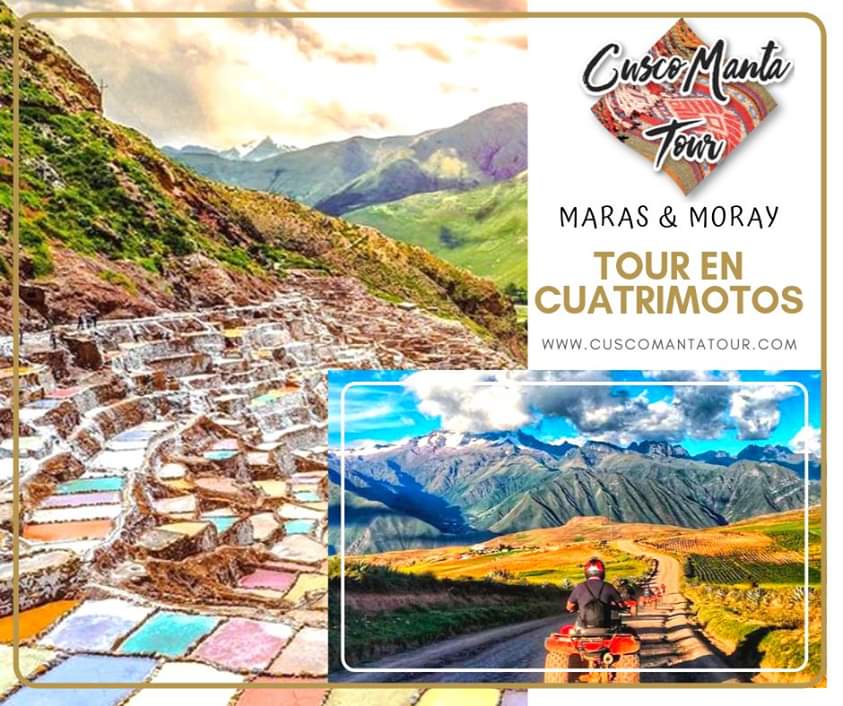 TourManta's tweet photo. Disfruta de una mezcla perfecta de aventura y turismo con nuestro tour en Cuatrimotos, todo el día. Visitaremos los círculos agrícolas de #Moray, y los estanques de sal de #Maras.😊
Este Tour en Cuatrimoto a Maras y Moray junto a "Cusco Manta tour" info@cuscomantatour.com https://t.co/8M1Ib0wwHF