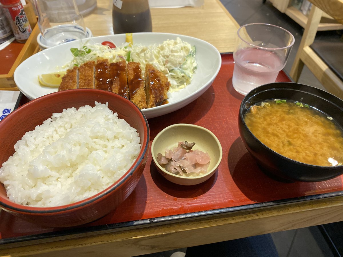 mitchellh's tweet photo. Landed in Tokyo and I walked into the first place I saw and got some tonkatsu. 😍 Random lunch place better than almost all places at home. Looking forward to the HUG tonight! https://t.co/BnzMS0Jwkn