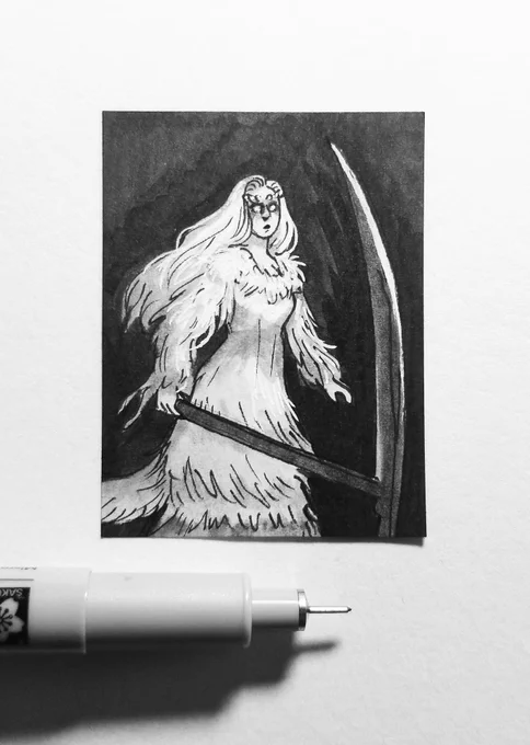 #inktober 17: Priscilla from #DarkSouls ! #Inktober2019 