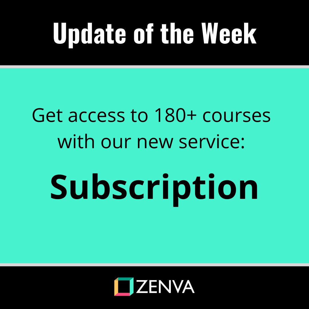 ZenvaTweets's tweet photo. Stay on the cutting edge of development by getting access to 180+ programming courses, with new courses added monthly.

https://t.co/gs0IHsGyY4

#zenva #programmingcourses #gamedev  #vrdev #arcourse #androiddev #learnwebdev #pythonprogramming https://t.co/DJGDUjlsJy