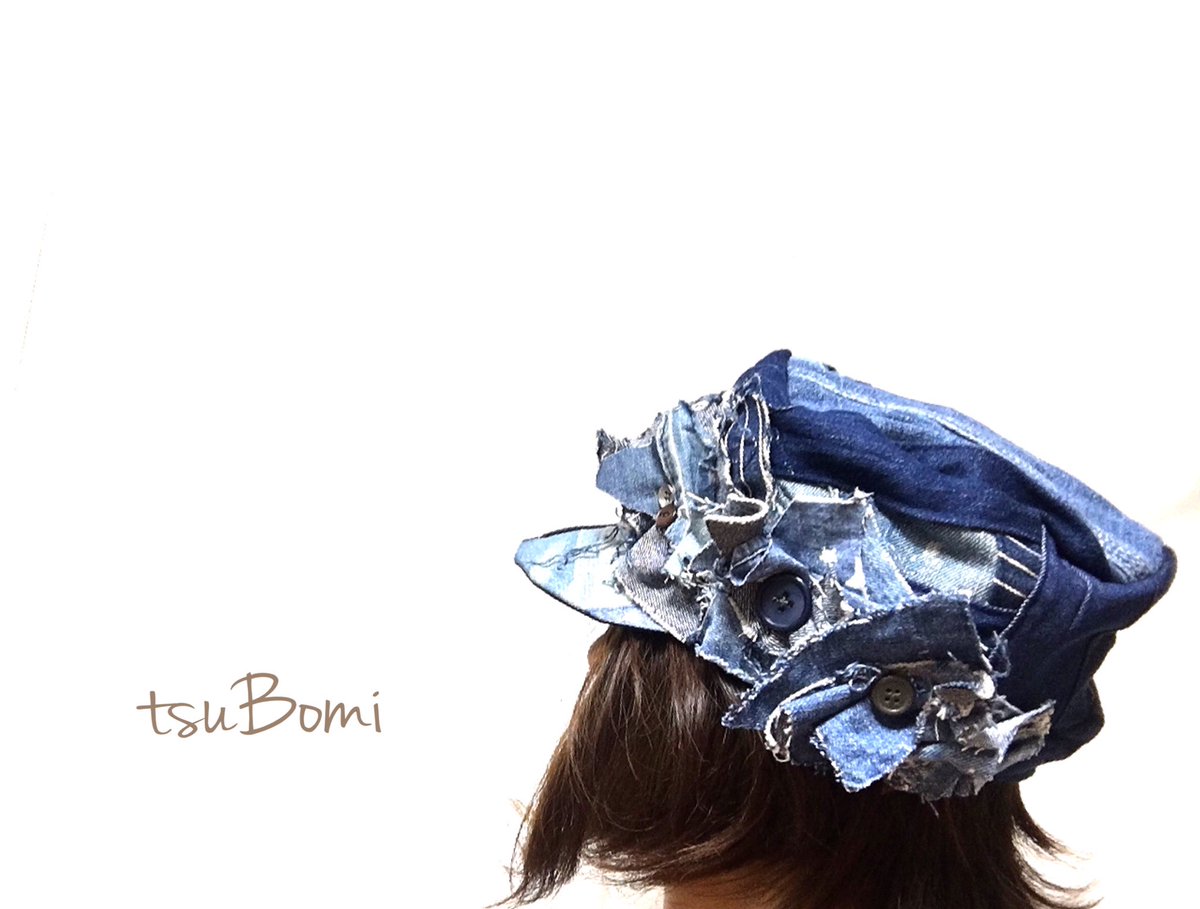 kaya1209's tweet image. new brand ✨
   帽子デザイナー＊tsuBomi＊
〜本日新作の入荷です！

denim  mix cap 
(内径57.5㎝程)
"装飾は取り外し可"

#patchworkcap #ライブ #衣装 #リメイク好きな人と繋がりたい #帽子好きの人と繋がりたい #帽子デザイナー #denim #denimcap