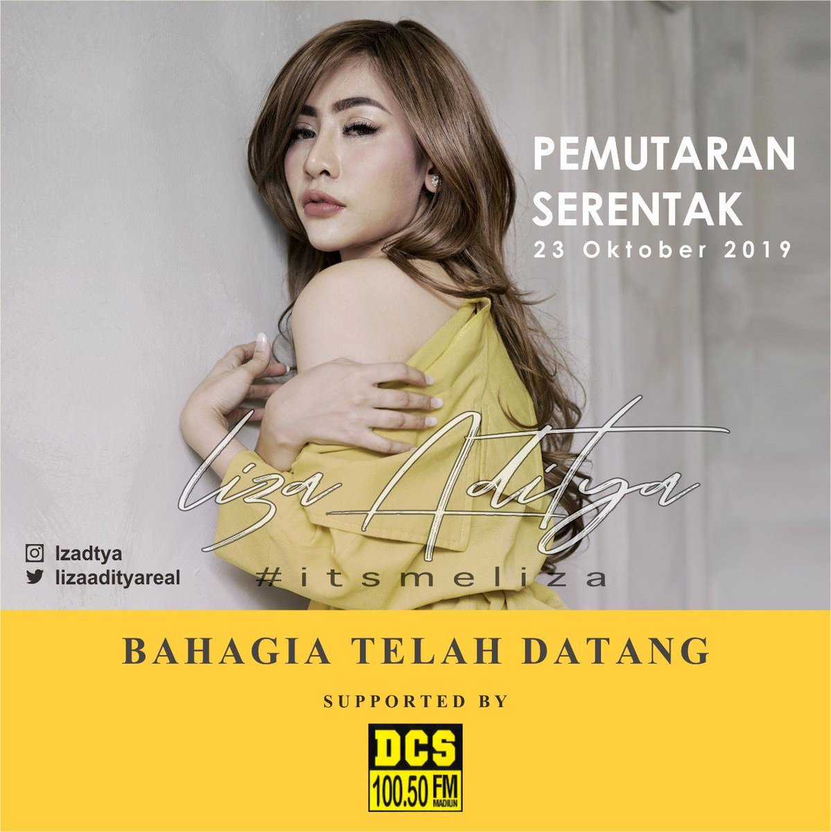 #simak Pemutaran Perdana Liza Aditya #BahagiaTelahDatang @DCSHits Cc <a href="/Lizaadityareal/">Lizaaditya</a>