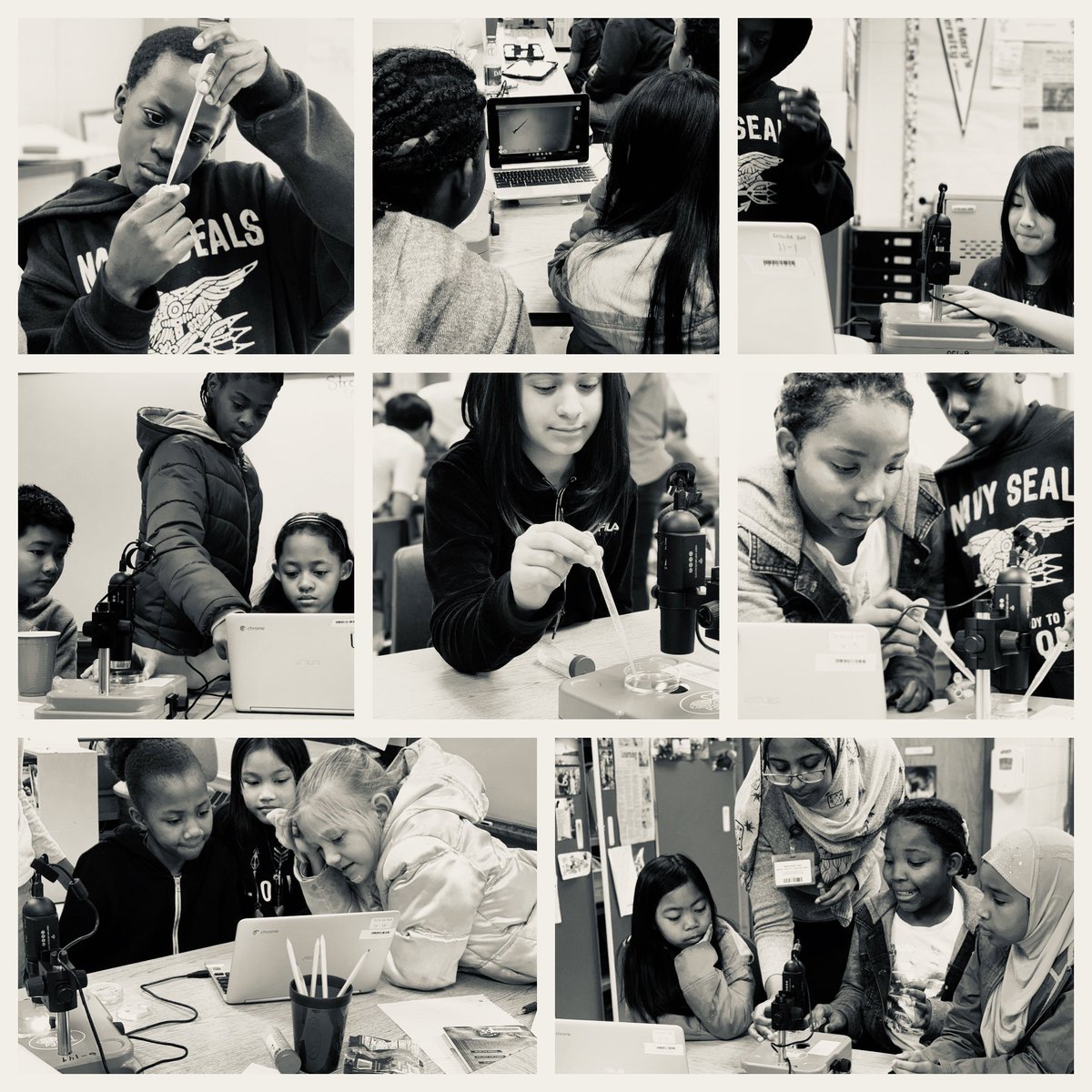 TheMrJohnson5th's tweet photo. We had an great day doing our @InSciEdOut extension experiments on stress.  We will examine our data tomorrow and draw our conclusions!  Can’t wait!  #gagestem5th #girlsinstem #stress #mentalhealth #formergator https://t.co/lYzKotqVj9