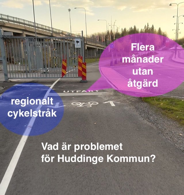 cyklandeombud's tweet photo. Hej @CoopSverige och @Huddinge_kommun Hur kan det ta flera månader att åtgärda den trafikfarliga grinden? https://t.co/PCB5beduF5 https://t.co/oec8JuJJcH