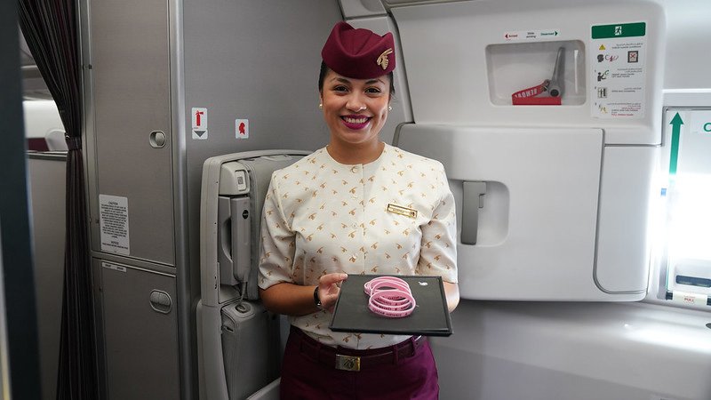 MarhabaQatar's tweet photo. An all-female @qatarairways crew operated flight #QR95 from #Doha to #Zurich this week as part of the carrier's support for #BreastCancerAwareness campaign this month.
More details on #Marhaba:
https://t.co/El1Zp4sbeX https://t.co/9bFSlrQzk7