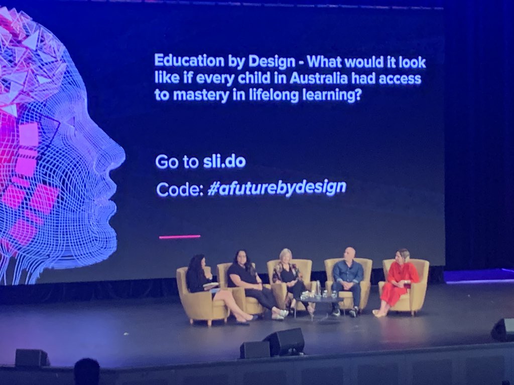 Principal, <a href="/ClaireAmosNZ/">Claire Amos</a>’s CTA: “The school system seems to be stuck in time. We are working to nudge them along, but we need our parents to be courageous with us as we navigate this changing landscape together.” #SUAU19 
#FutureByDesign #EducationByDesign