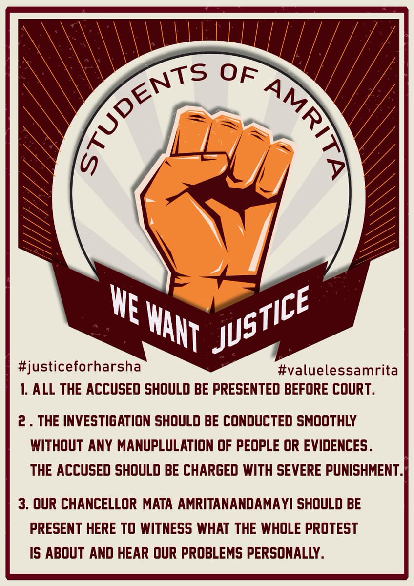 SushmaVSree's tweet photo. #justiceforharsha 
No management is responding... Please do support us...
>>>>>>>>>>>>>>>>>>>>>>>>>>>>>>>>>>>>>>>>>>>>>>>>≥>>
We need all your support!!!!!!!!!!!!!!!!!!
How many more???????? https://t.co/nARomzRd3e