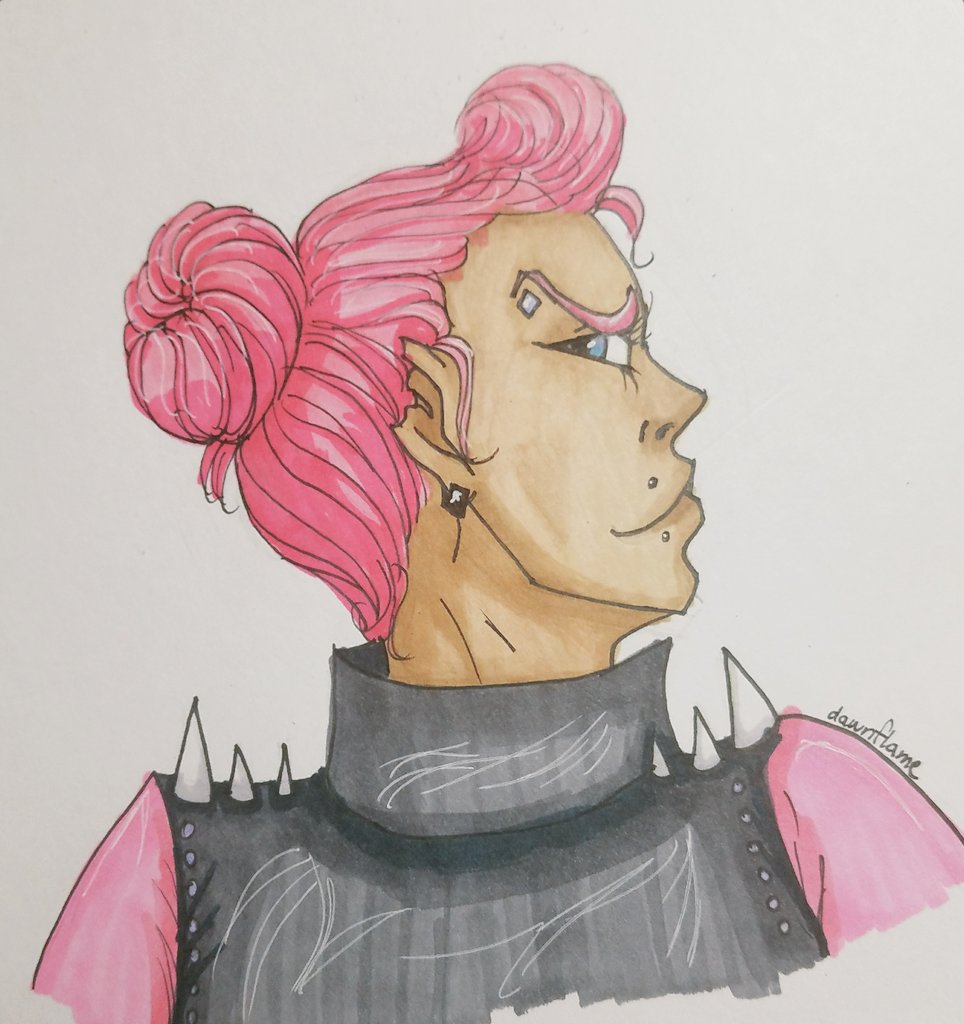 DawnFlame1's tweet photo. Day 21: Elita One.
Another human design of mine.
#idw #lostlightfest #lostlightfest2019 #elita1 #elitaone #transformerscomics #transformers #maccadam #freehand #originalart #robotsindisguise #windbladecomic #holomatter #holoavatar #holomatteravatar #humanformers @LostLightFest https://t.co/UzZoHVXWdi