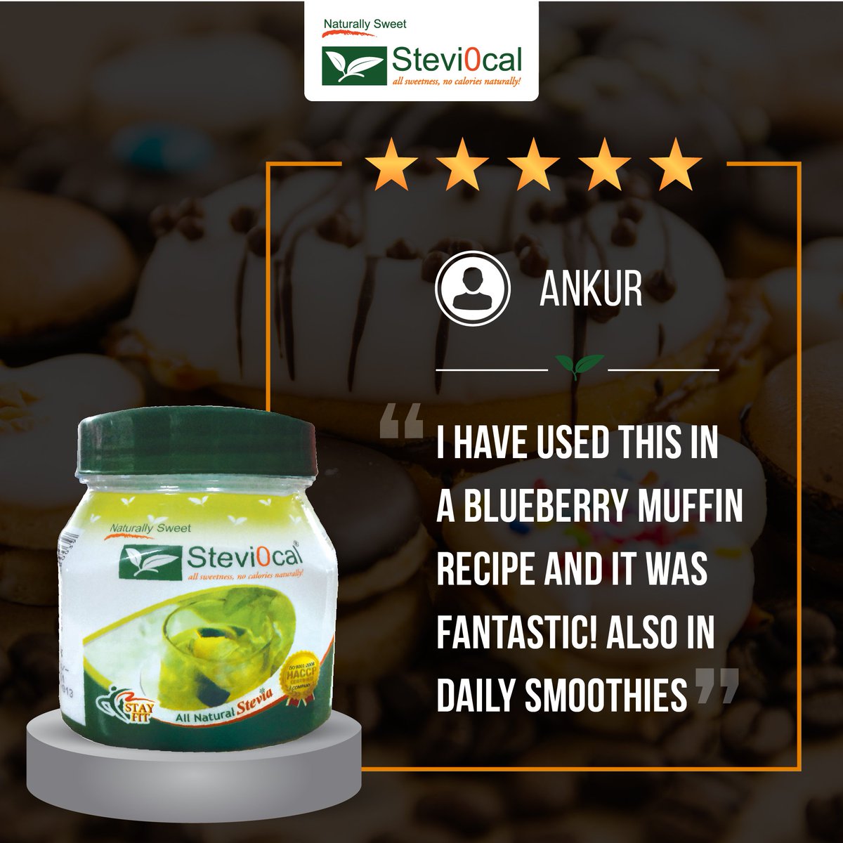 steviocal_india's tweet photo. #AmazonCustomerReview
"I have used #Stevi0cal in a Blueberry Muffin Recipe, coffee, tea, popsicles, daily smoothies and Pudding. The fact that I have to use so little means that a little money is going to go a long way! Great taste, NO aftertaste. Versatile."
#Natural #Healthy https://t.co/PhSgDE7w7G