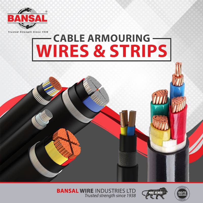 BansalWire's tweet photo. #BansalGroup - We manufacture Cable Armouring Wires including Round / Formed wires for cable industries
For More info, Visit Us at- https://t.co/gBYsQNtPQ4
Call Us 08048762956
#GalvanizedWires #CableArmouring #RopeWire #StainlessSteel https://t.co/SzBHXfZxZf