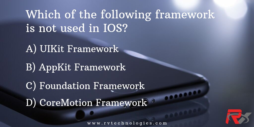 rvtechnologies's tweet image. Comment the correct answer and know your knowledge

#iosquiz #mobile #ios #quiz #frontend #frontendquiz #framework