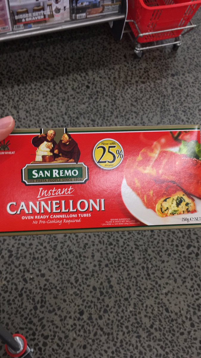 AsherFatin's tweet photo. Decided on some cannelloni! Cant wait! https://t.co/dCs5vZQcuf