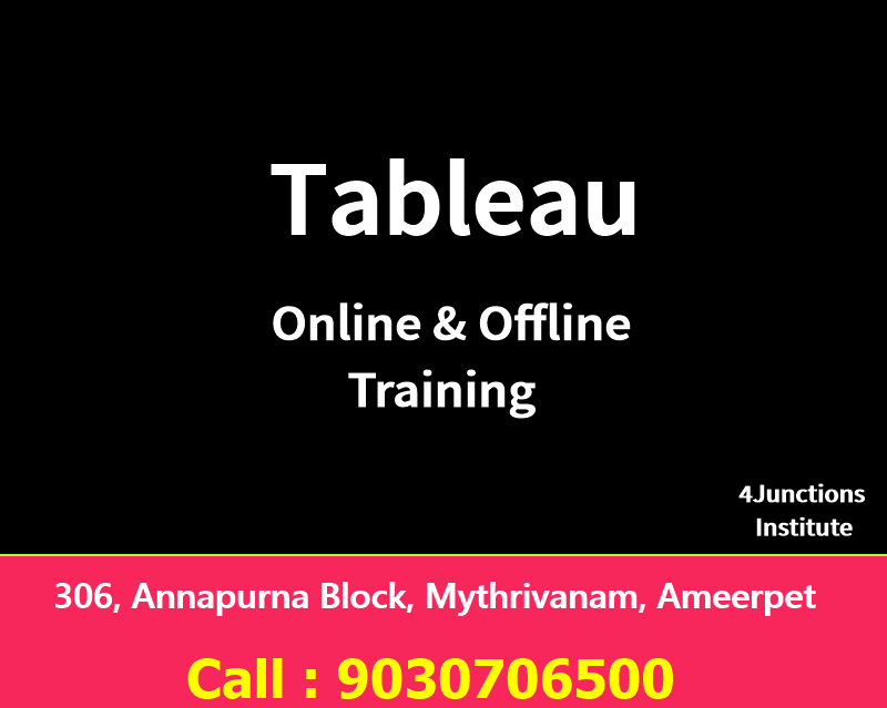 4junctions's tweet photo. #TABLEAU ONLINE/OFFLINE TRAINING
ATTEND FREE DEMO
CALL:9030706500 https://t.co/s46Bf35tKF
