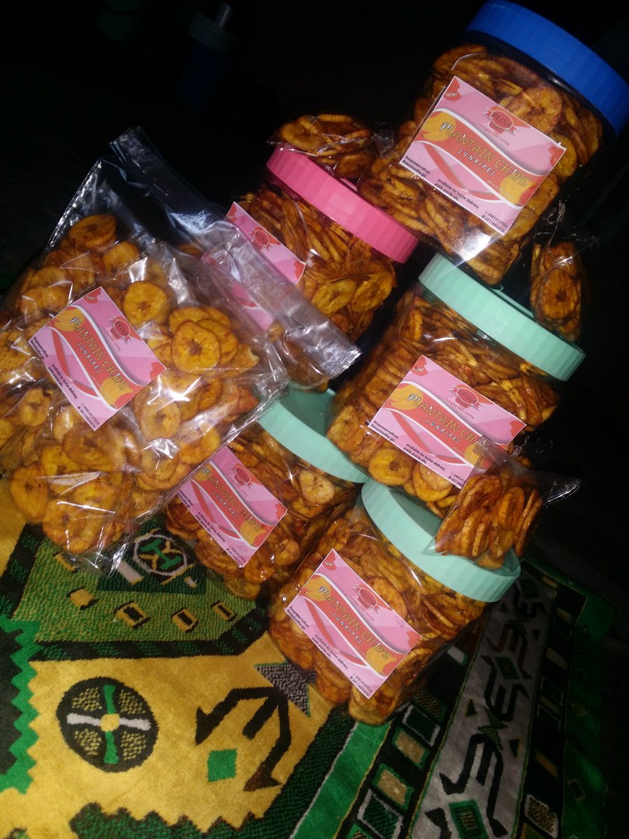 reinafoods's tweet photo. I make PlantainChips for a living. Ripe and Unripe  Plantain chips
 #NonStopMunching 
#SnacksOnTheGo
#ReinaFoods
#Affordable
#IndulgingYourCravings https://t.co/MOBbZbMOdK