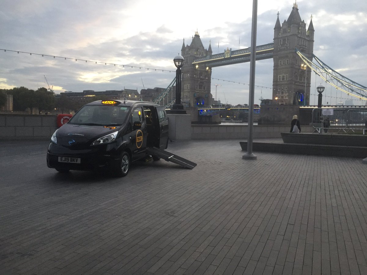 Looking forward to helping Dynamo launch their e-NV200 based TfL approved zero emission Black cab today