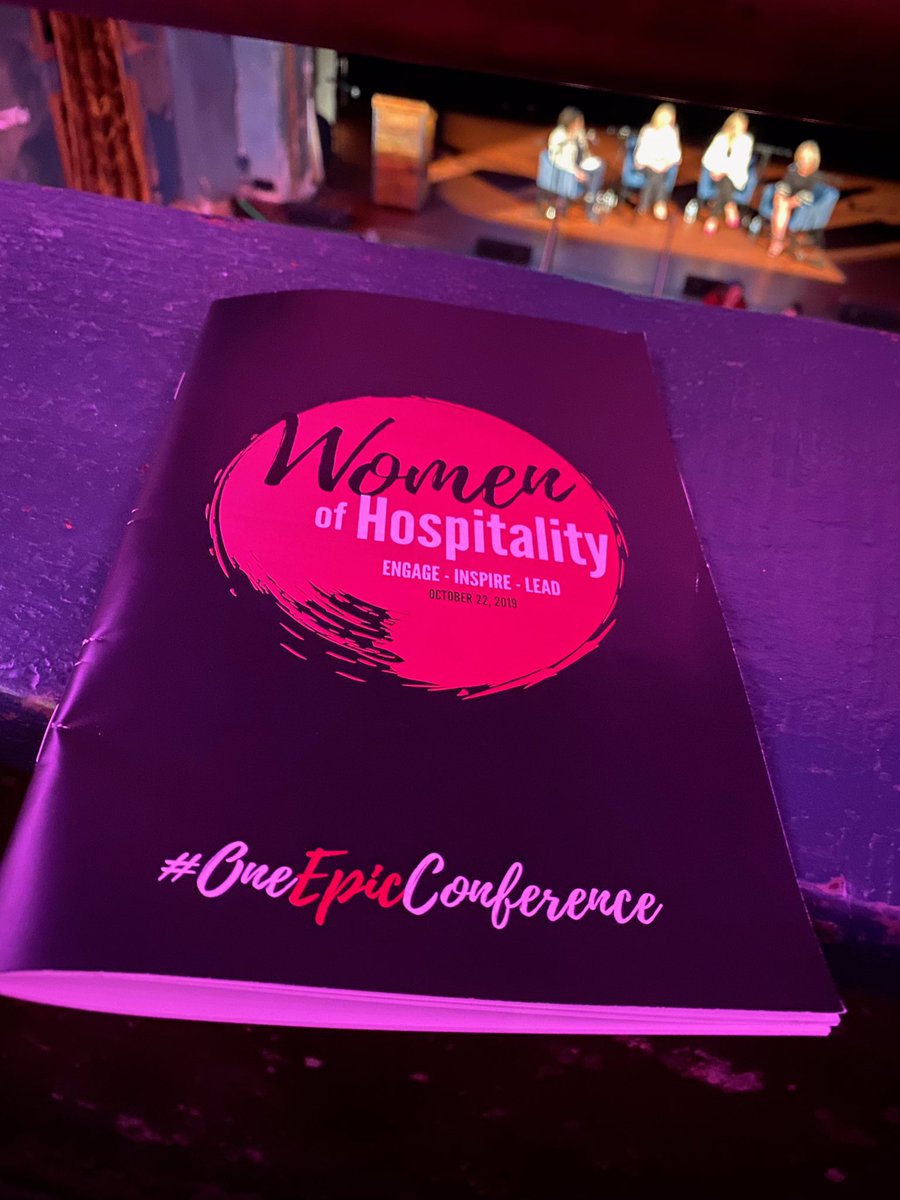 When women come together in support of each other, great things happen 🧡 #AFineLineMovie #AWomansPlaceIs #WomenOfHospitality #SheMeansBusiness #OneEpicConference