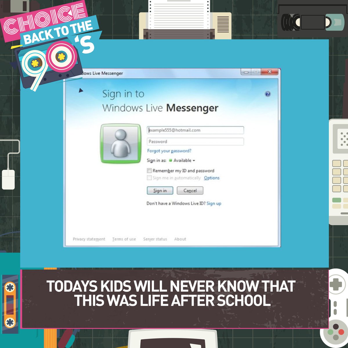 This literally was Whatsapp back then 😂 😂 #ChoiceRadio