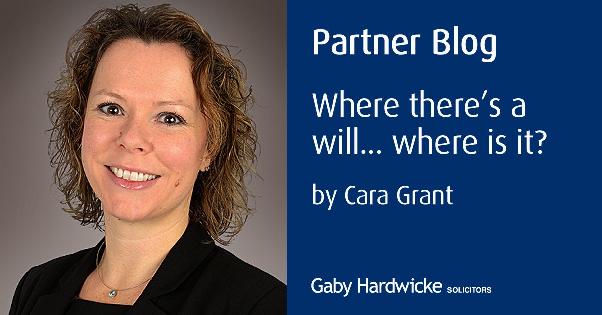 gabyhardwicke's tweet photo. Have you stored your will somewhere safe and secure? Partner Cara Grant reflects on a recent case that highlights the importance of keeping a will in a safe place: https://t.co/d7bbvxcmj2

#wills #estateplanning https://t.co/kfn6hlC3Y2