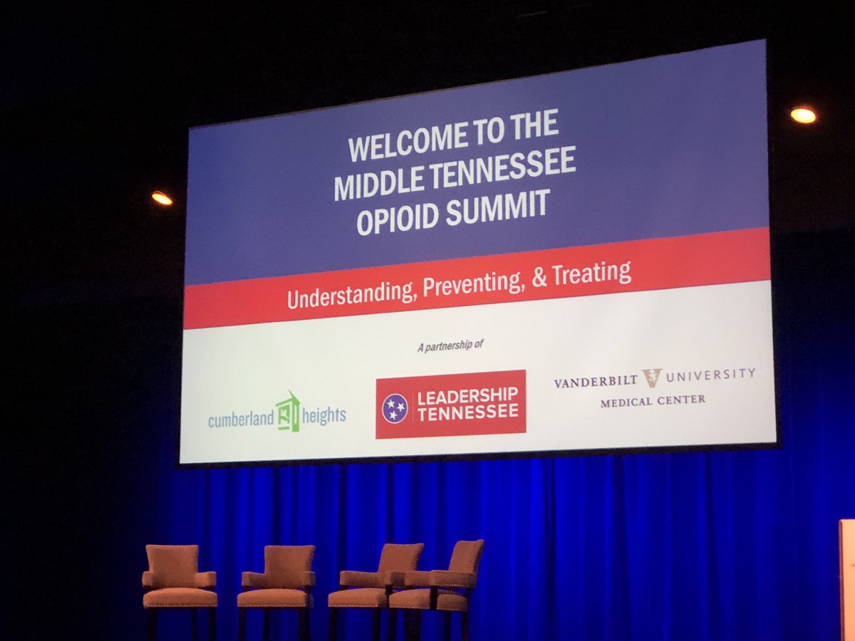 Thanks to ALL whose efforts have been, are devoted to making patients whole,fighting addiction. Reinforced: TN has reduced RX opioids;imported,illegal synthetics are causing OD/Deaths;breakdown of the family/individual isolation cited as major contributors to the #AddictionCrisis