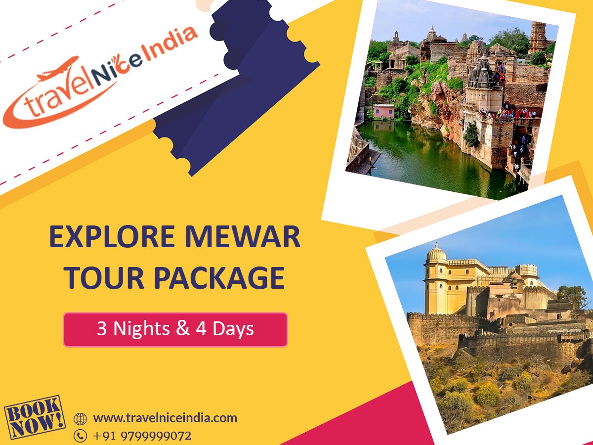 TravelNiceIndia's tweet photo. Glimpses of Mewar Tour Packages
3 Nights &amp; 4 Days

So, what are you waiting for? Contact Us for the tour right away to enjoy the scenic beauty of the Mewar

Book Now: https://t.co/QOmJxnwnby
☎️ +91 9799999072

#travels #travelpic #travelers #travelgirl #travel #trip #traveling https://t.co/hpV4ir40o7