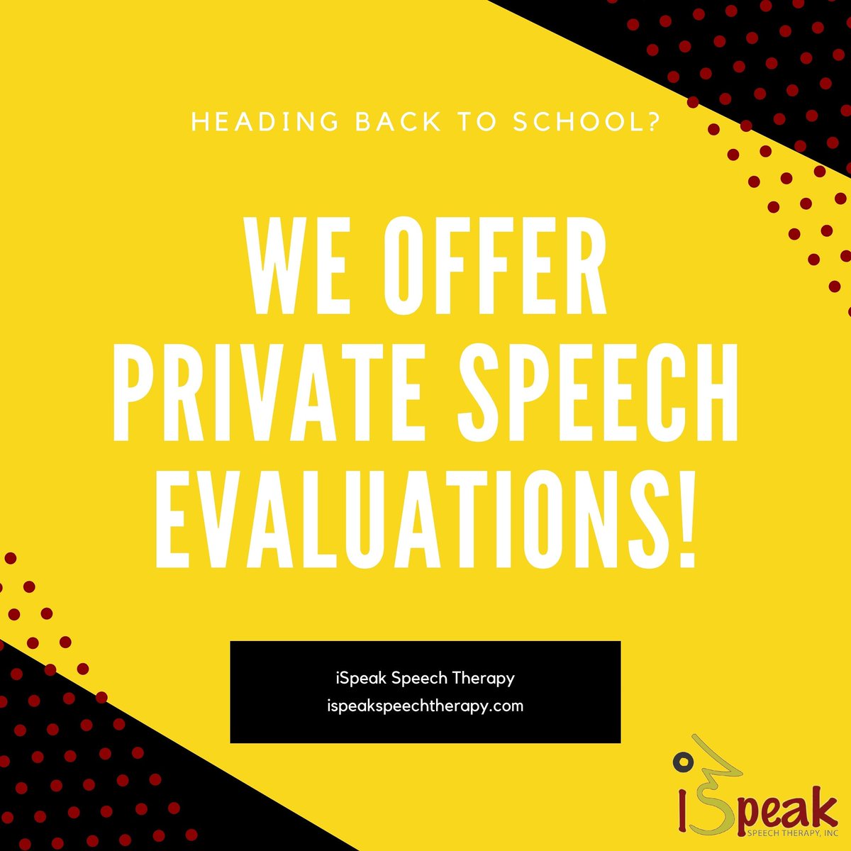 Do you or someone you know need a private (not school based) evaluation for your/their child? Reach out to us today! 
•
•
•
#ispeakspeech #ispeakspeechtherapy #speechevaluation #speech #atlantaspeech #atlanta #metroatlanta #mrctheslp